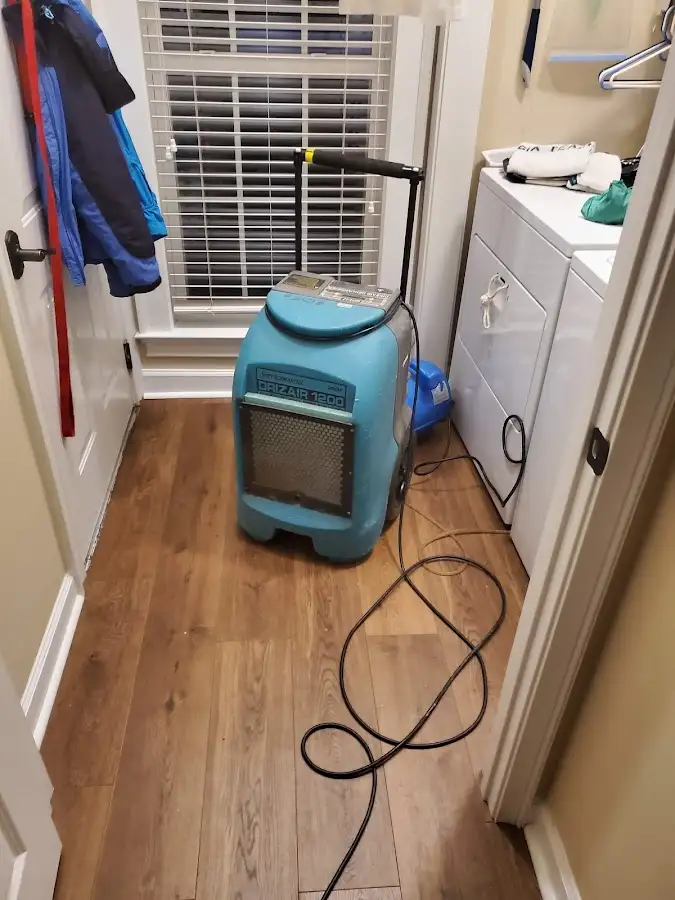 Commercial dehumidifier deployed for Flood Damage Cleanup in Wadsworth