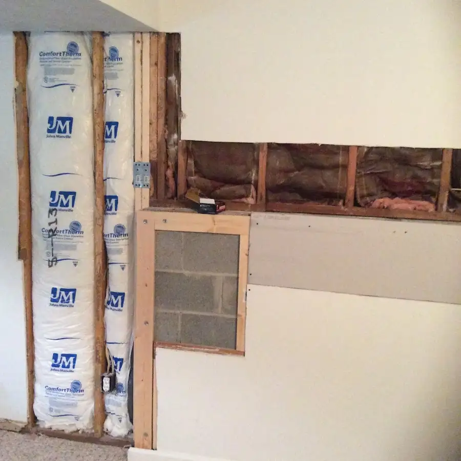 Wall insulation replacement during Contents Cleaning & Restoration in Wadsworth